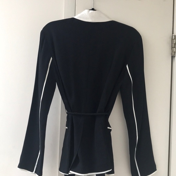 🎁Rachel Zoe valentine tuxedo style blazer size8 - Picture 6 of 7